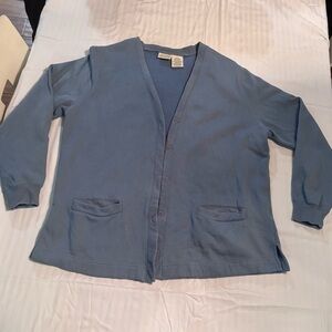 Vintage 90's, Grandpacore St. John's Bay‎ Light Blue Cardigan Sweater